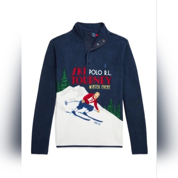 NEW Polo Ralph Lauren Bear Olympic 2026 Limited Edition Fleece Pullover - Picture 3 of 6